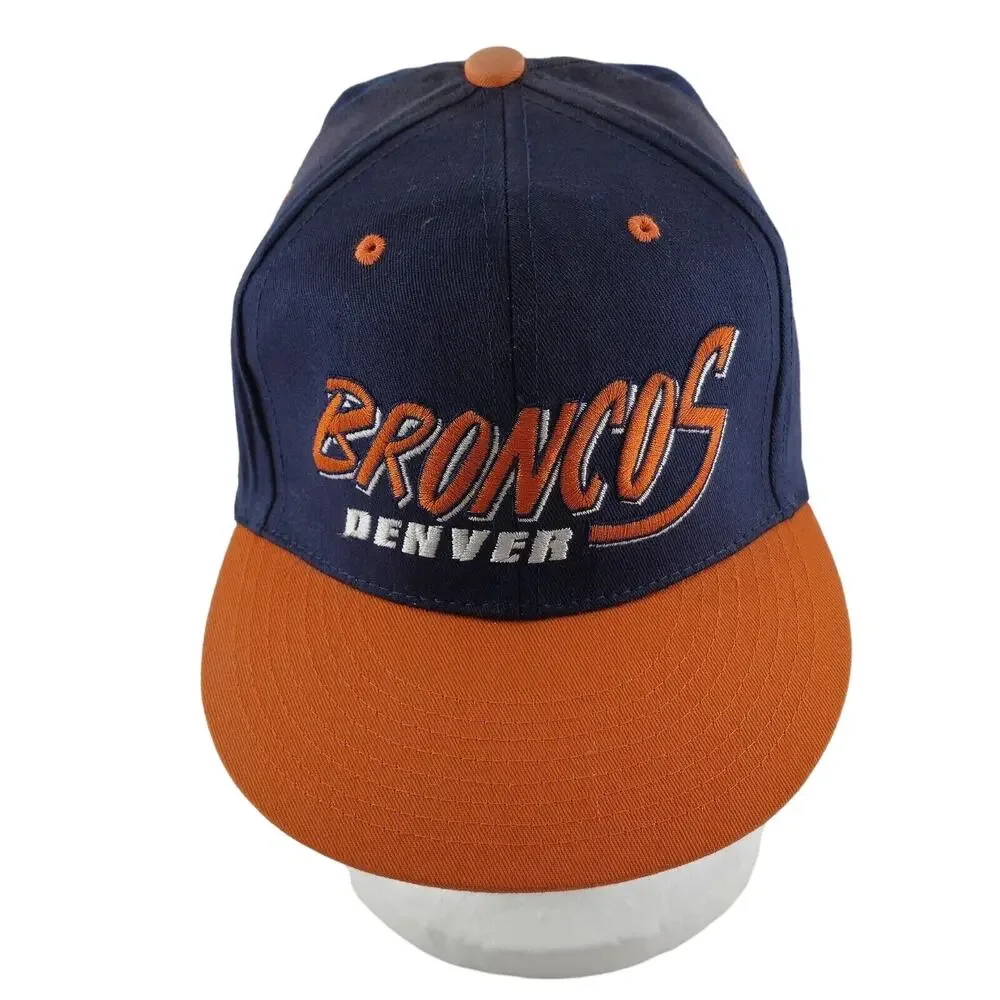 Denver Broncos Hat Cap NFL Team Apparel Orange Logo Adjustable‎ Snap Back